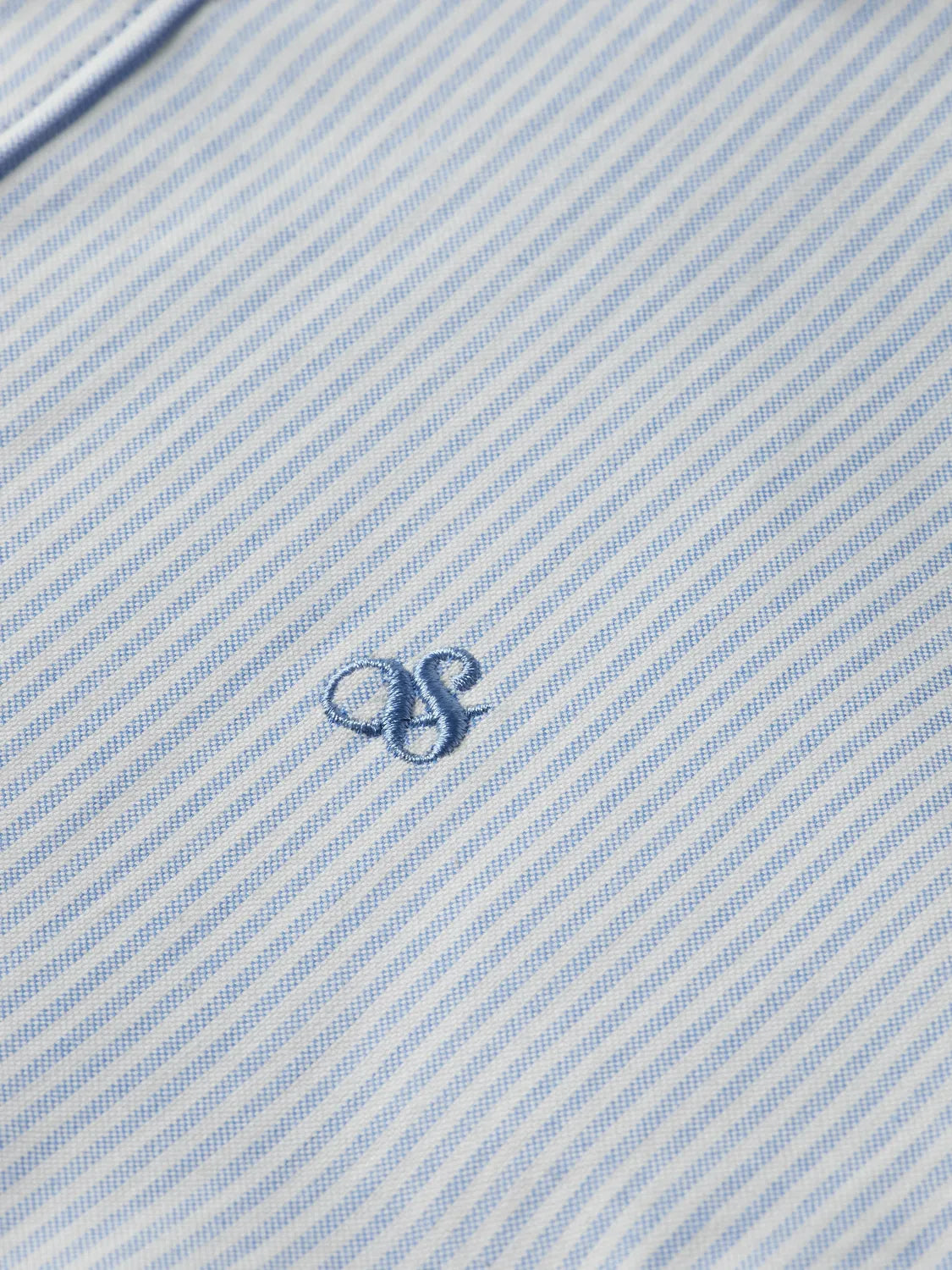 Essentials — Oxford Stripe Button Down Shirt