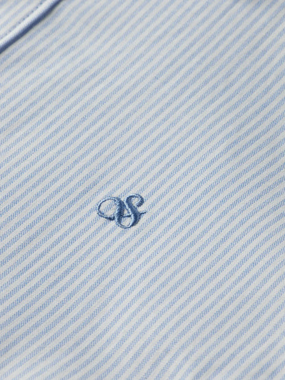 Essentials — Oxford Stripe Button Down Shirt