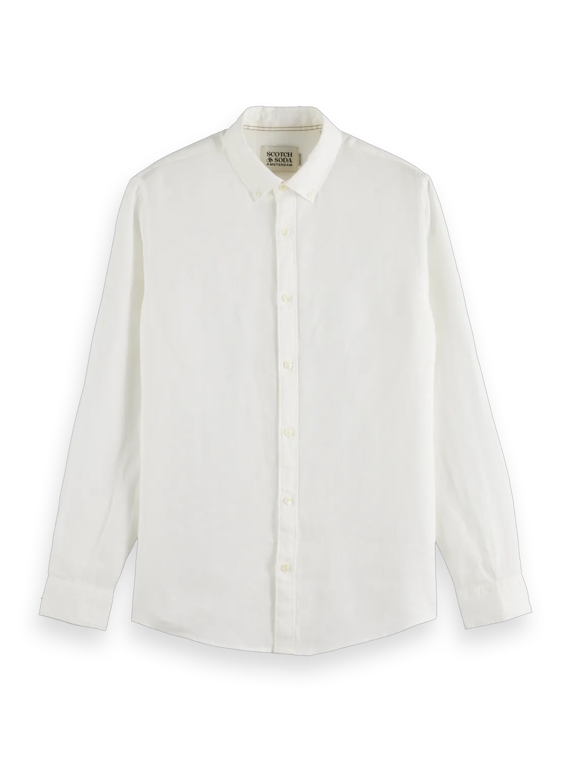 Essentials — Linen Long Sleeve Button-Down Shirt