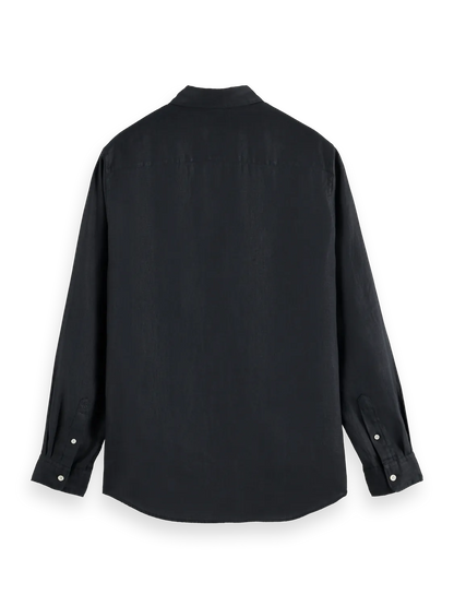 Essentials — Linen Long Sleeve Button-Down Shirt