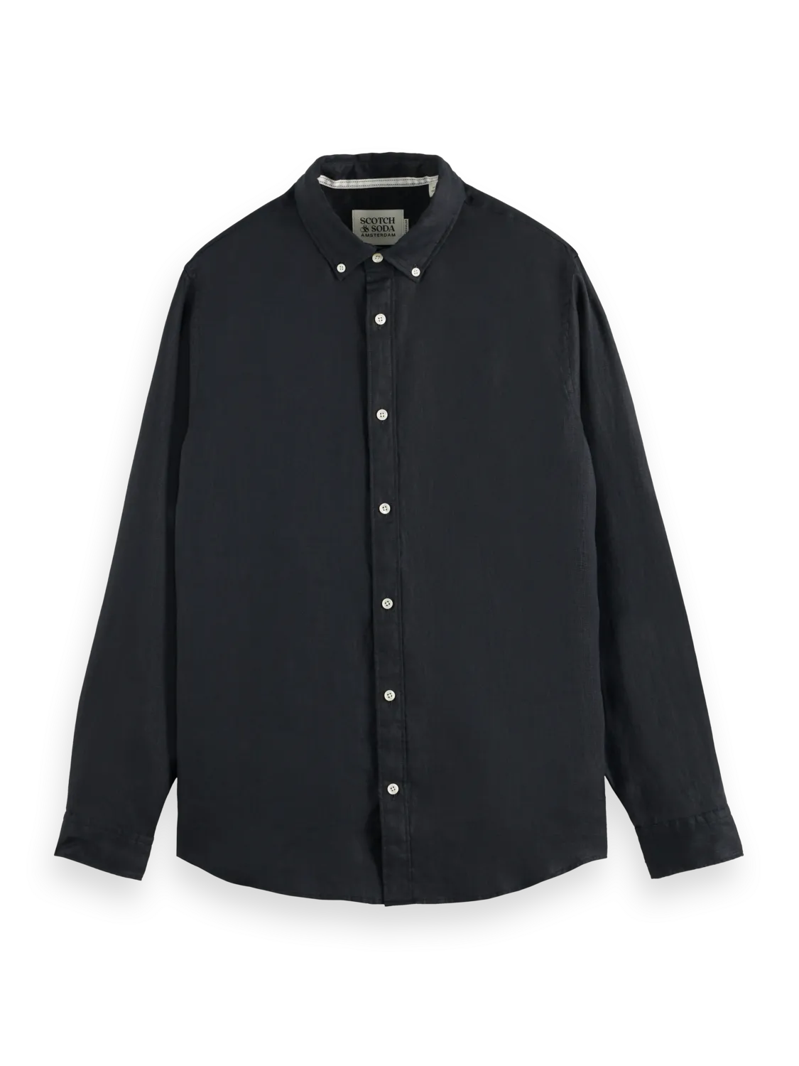 Essentials — Linen Long Sleeve Button-Down Shirt