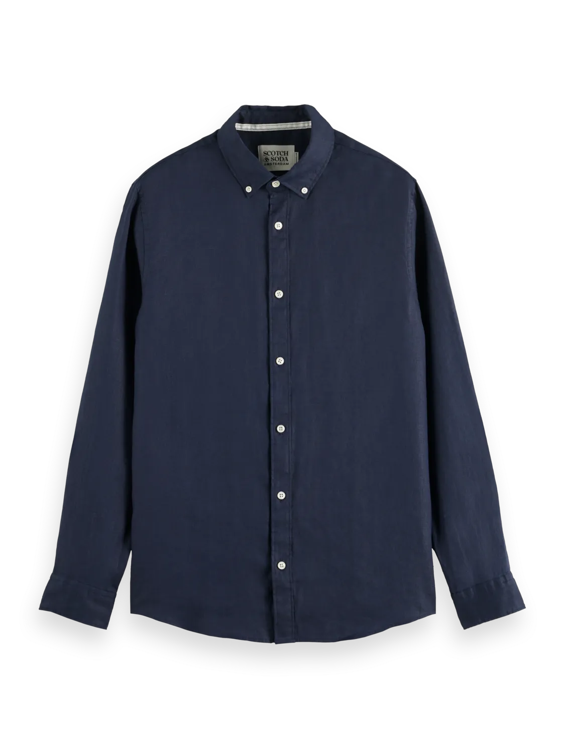 Essentials — Linen Long Sleeve Button-Down Shirt