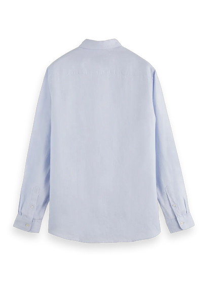 Essentials — Linen Long Sleeve Button-Down Shirt