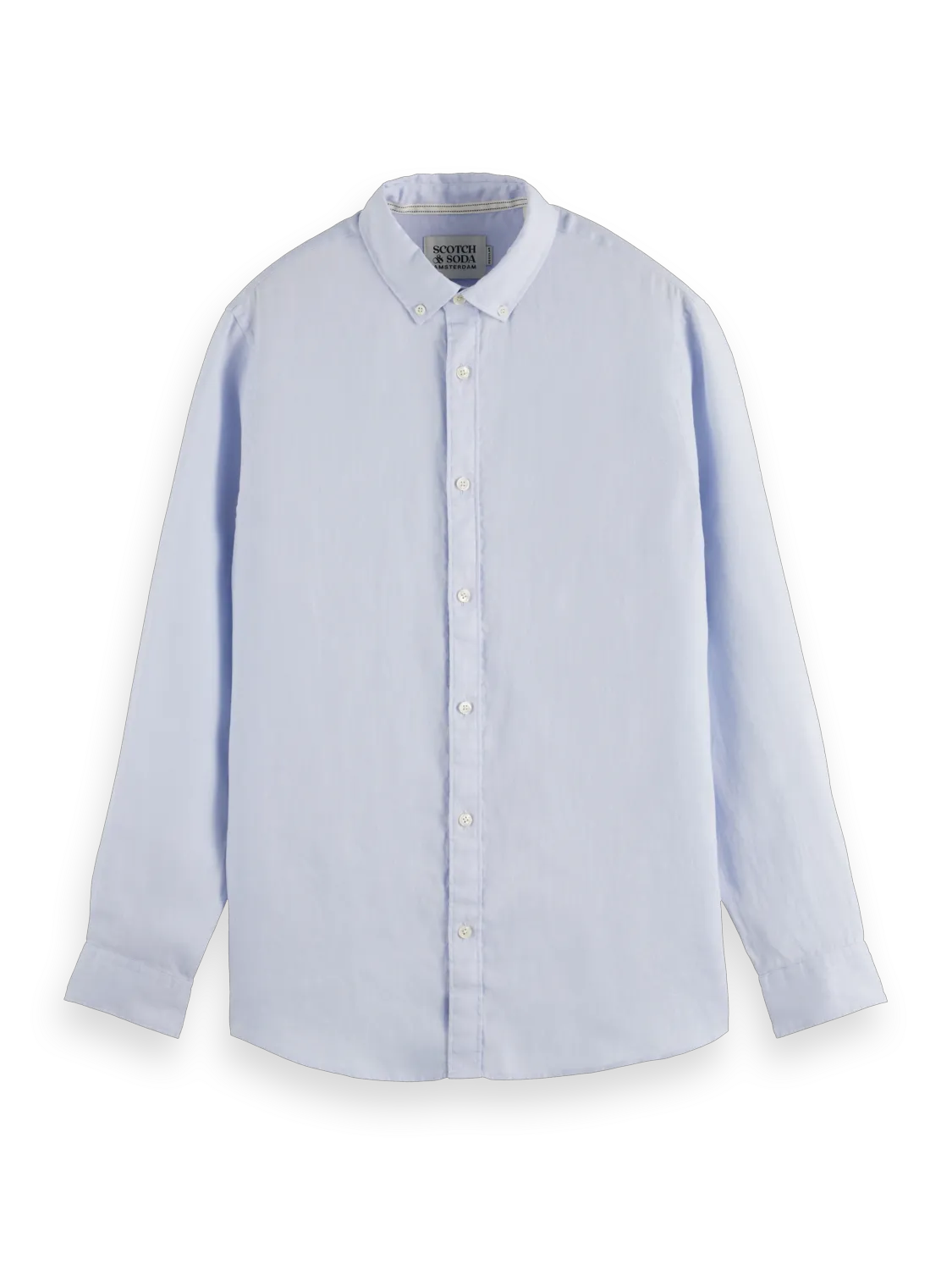Essentials — Linen Long Sleeve Button-Down Shirt