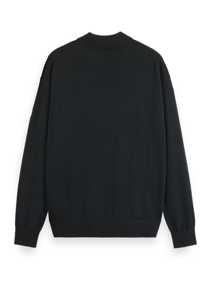 Essentials — Drop Shoulder Mock Neck Pullover