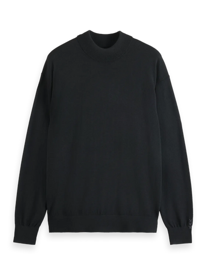 Essentials — Drop Shoulder Mock Neck Pullover