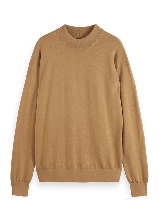 Essentials — Dropped Shoulder Mock Neck Pullover