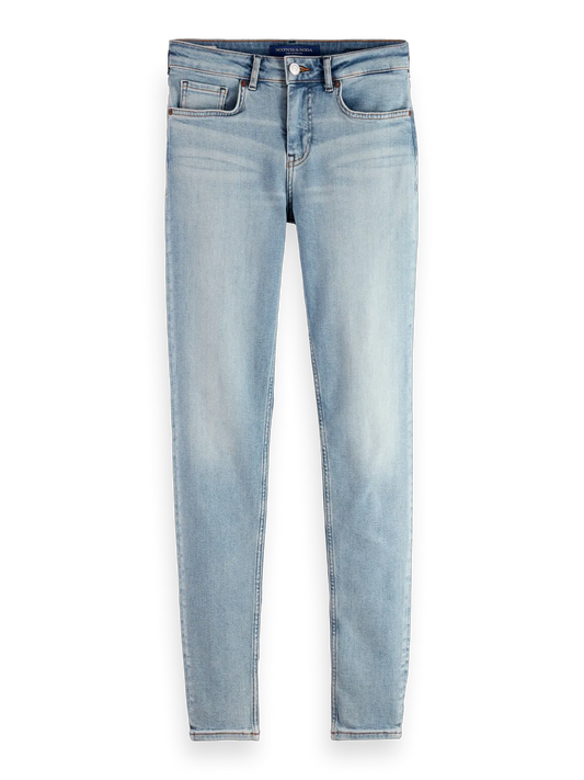 Essentials — Bohemienne Mid-Rise Skinny Jeans | Blue Mind