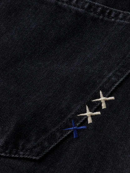 Essentials — The Pitch Loose Fit Jeans | Black Buzz