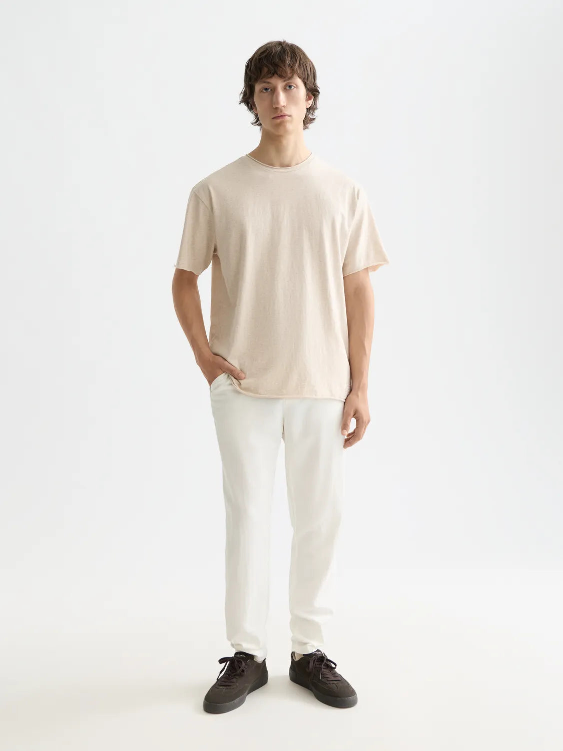 Essentials — Warren Cotton-Linen Twill Jogger