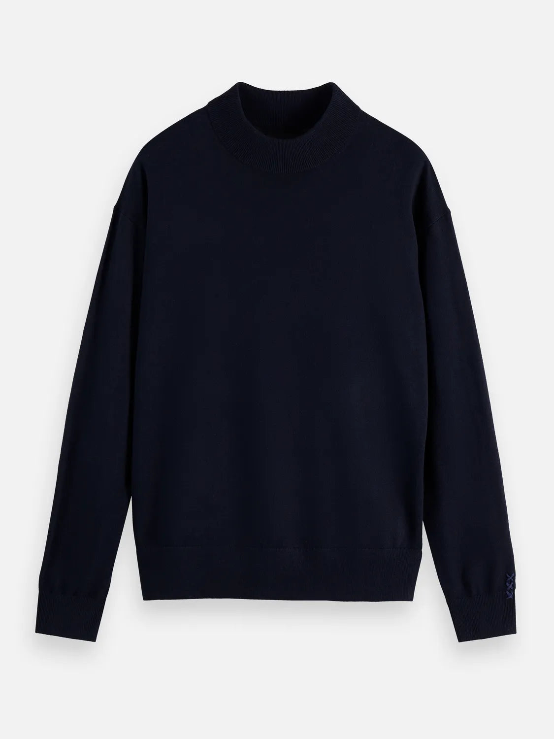 Core - Dropped Shoulder Mock Neck Pullover