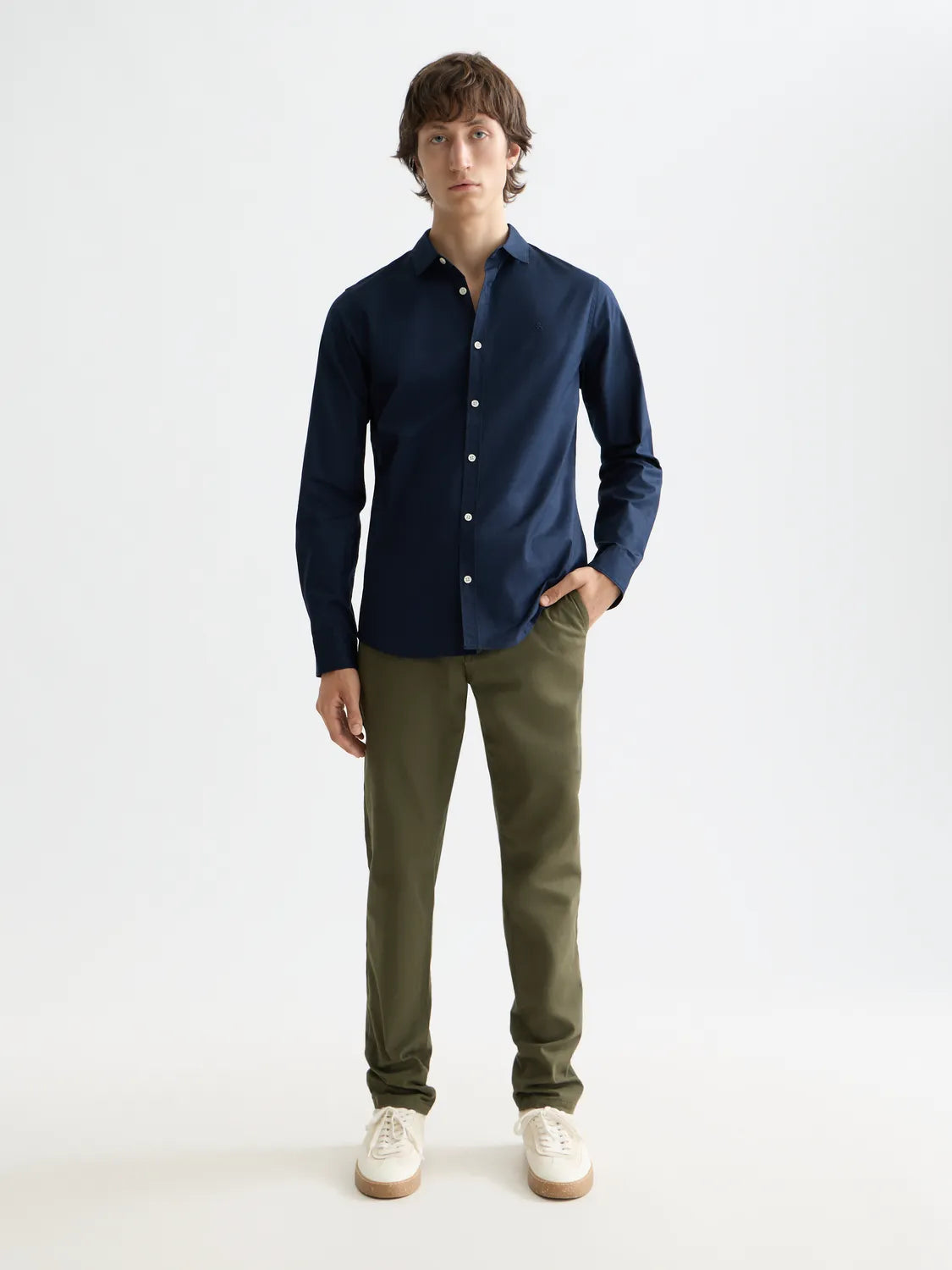 Core Poplin Solid Shirt