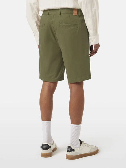 Stuart Washed Cotton-Blend Regular Fit Short
