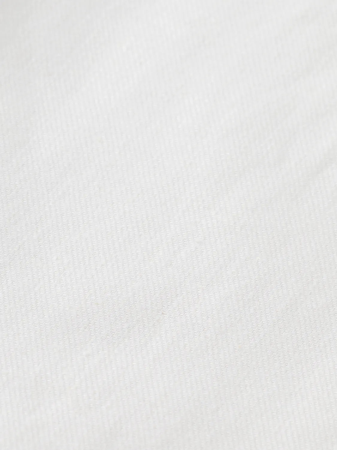 Pleated Relaxed Straight Cotton-Linen Twill Chino