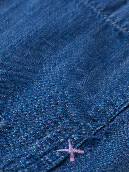 Sporty Lightweight Denim Beach Pant