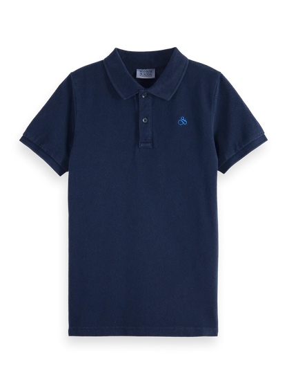 Boys' Core Garment Dyed Pique Polo