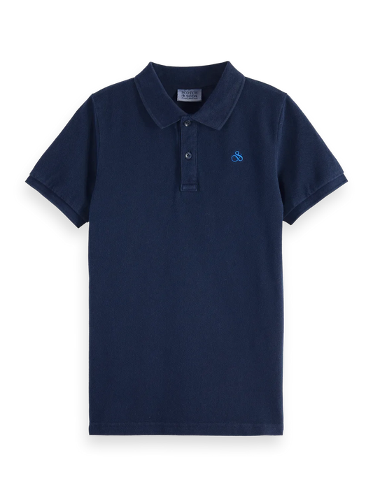 Boys' Core Garment Dyed Pique Polo