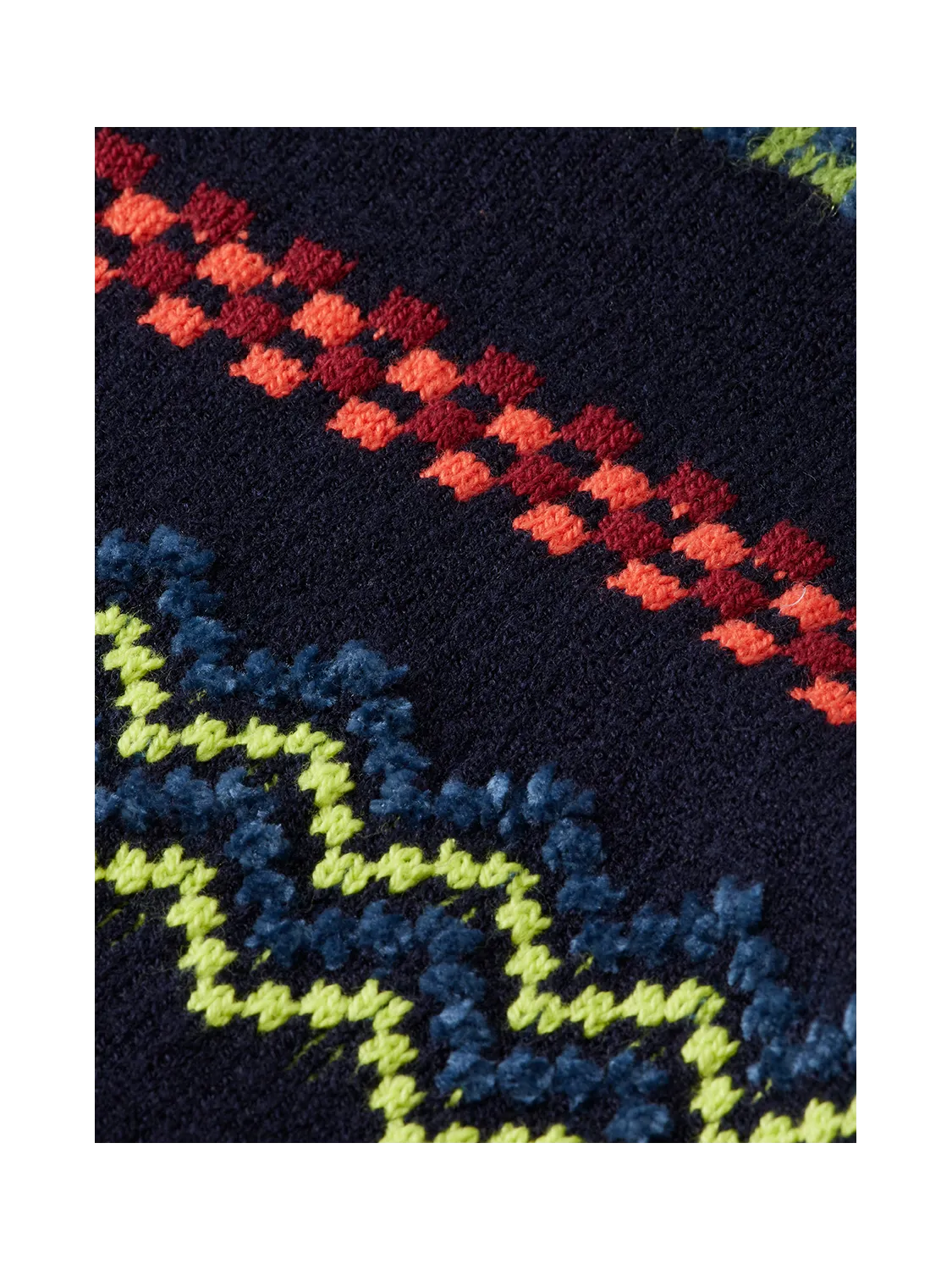 Regular-Fit Festive Jacquard Pullover