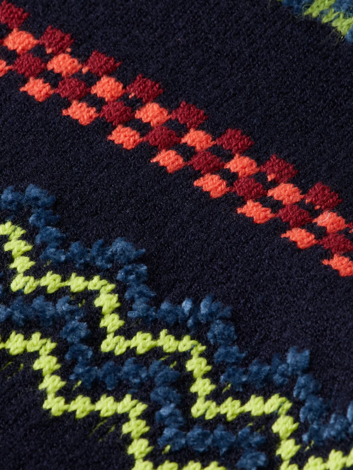 Regular-Fit Festive Jacquard Pullover