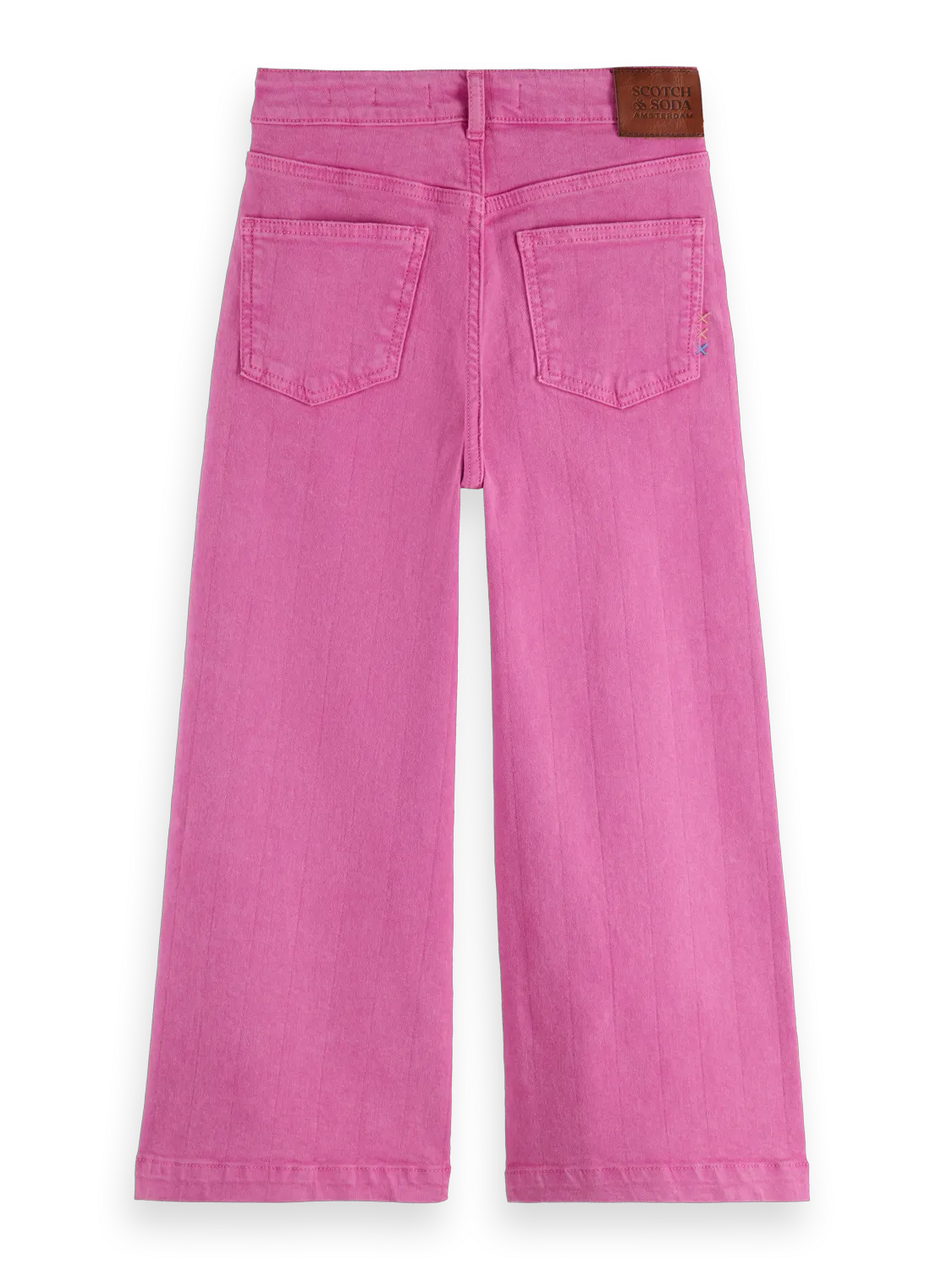 Girls' The Wave wide leg jeans Garment dyed colours