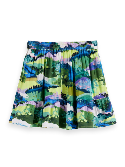 Printed Viscose Skirt