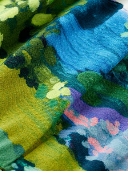 Printed Viscose Skirt