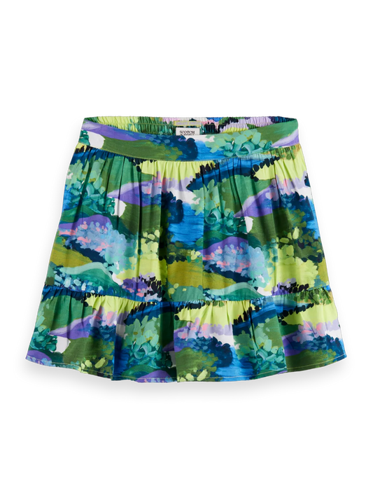 Printed Viscose Skirt