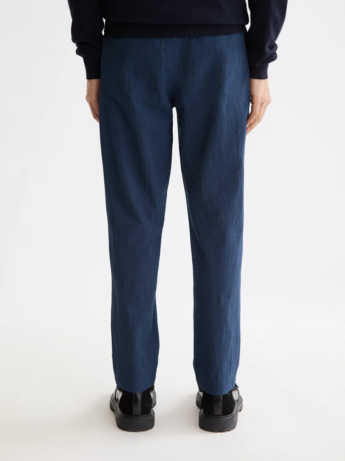 Finch - Cotton Blend Seersucker Tapered Fit Jogger