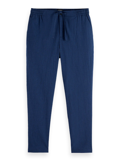 Finch - Cotton Blend Seersucker Tapered Fit Jogger