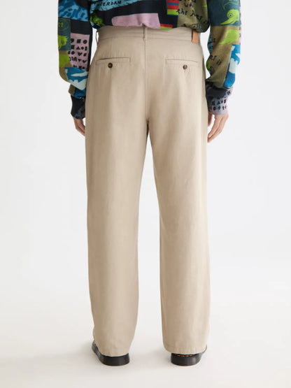 Otis - Relaxed Straight-Fit Cotton Linen Twill Chino