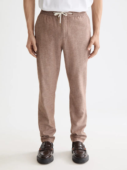 Seasonal Core - Warren Straight-Fit Cotton Linen Jogger