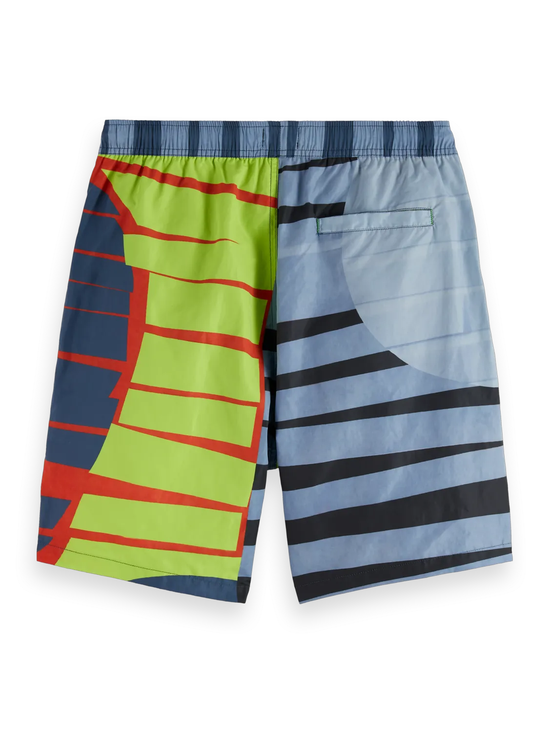 Printed Longer-Length Swim Shorts