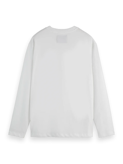 Relaxed-Fit Long-Sleeved Artwork T-Shirt