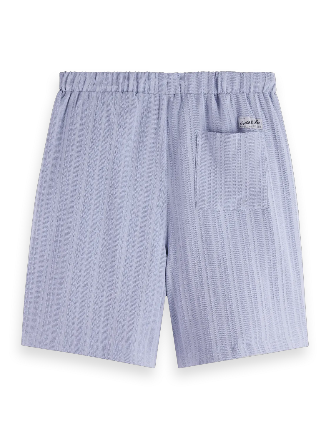 Fave - Tonal Striped  Regular Fit Bermuda Shorts