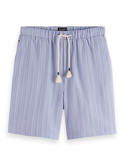 Fave - Tonal Striped  Regular Fit Bermuda Shorts