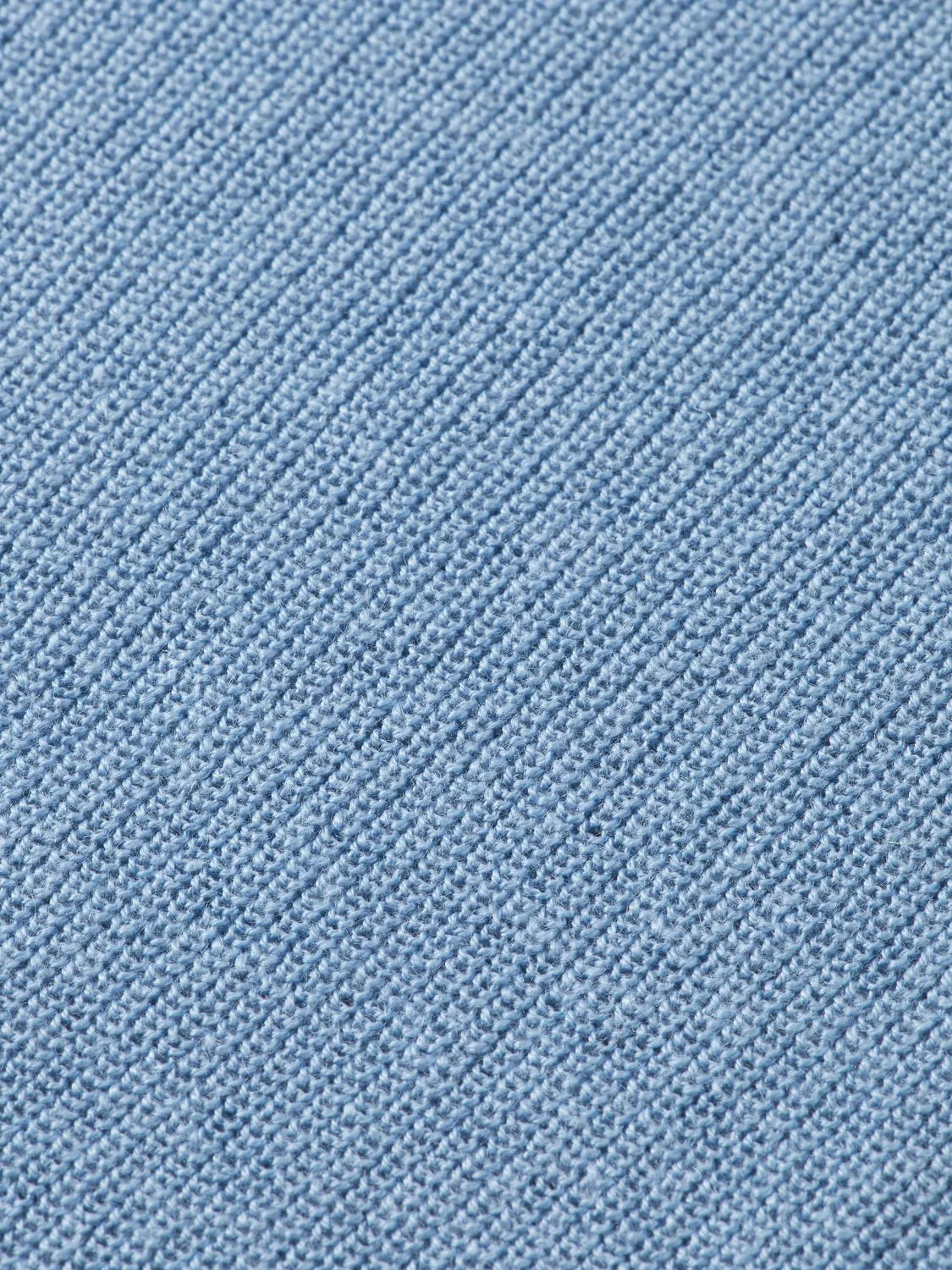 Regular-Fit Cotton Linen V-Neck Pullover