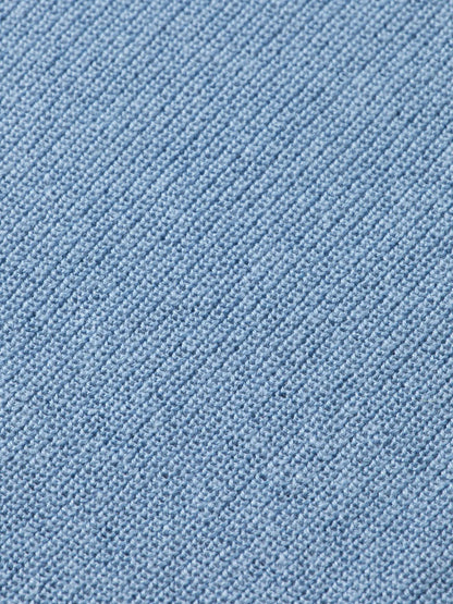Regular-Fit Cotton Linen V-Neck Pullover