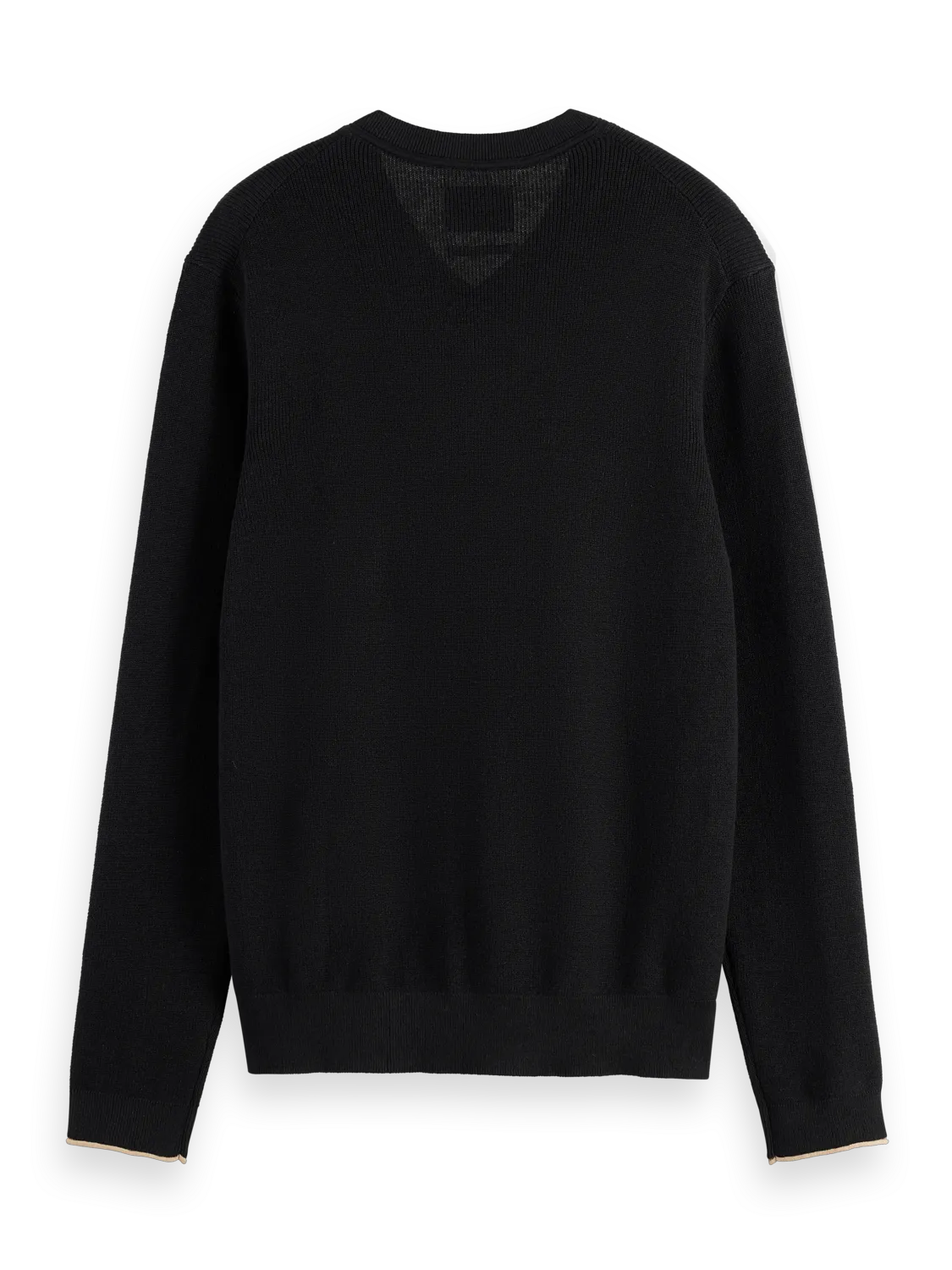 Regular-Fit Cotton Linen V-Neck