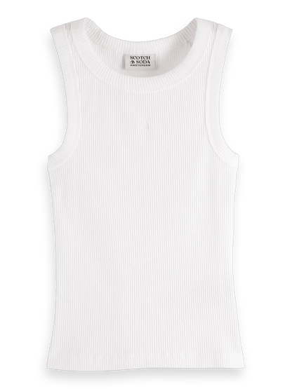 Girls' Core Ribbed Slim-Fit Tank Top