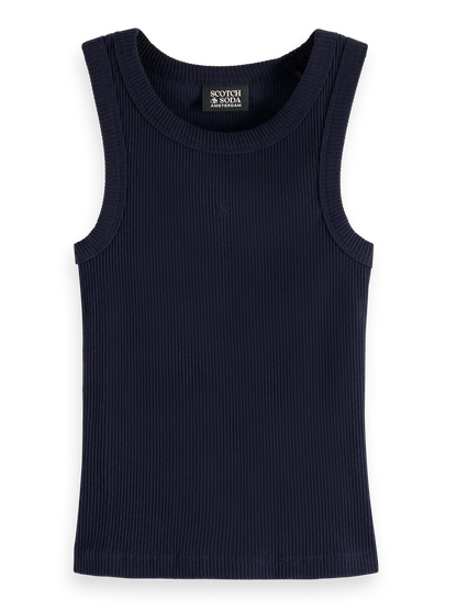 Girls' Core Ribbed Slim-Fit Tank Top