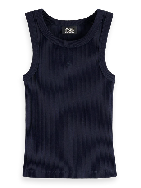 Girls' Core Ribbed Slim-Fit Tank Top