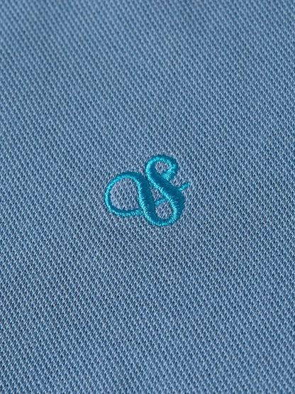 Boys' Essentials – Chest Embroidery Pique Garment-Dyed Polo