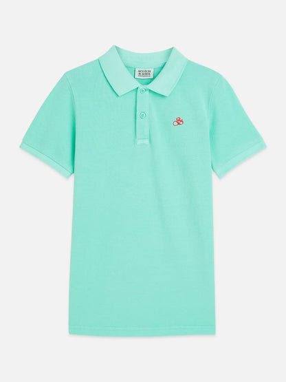 Seasonal Core Chest Embroidery Pique  Garmentdyed Polo