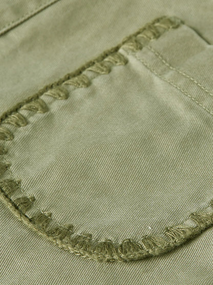 Girls' Washed Twill Mini Skirt