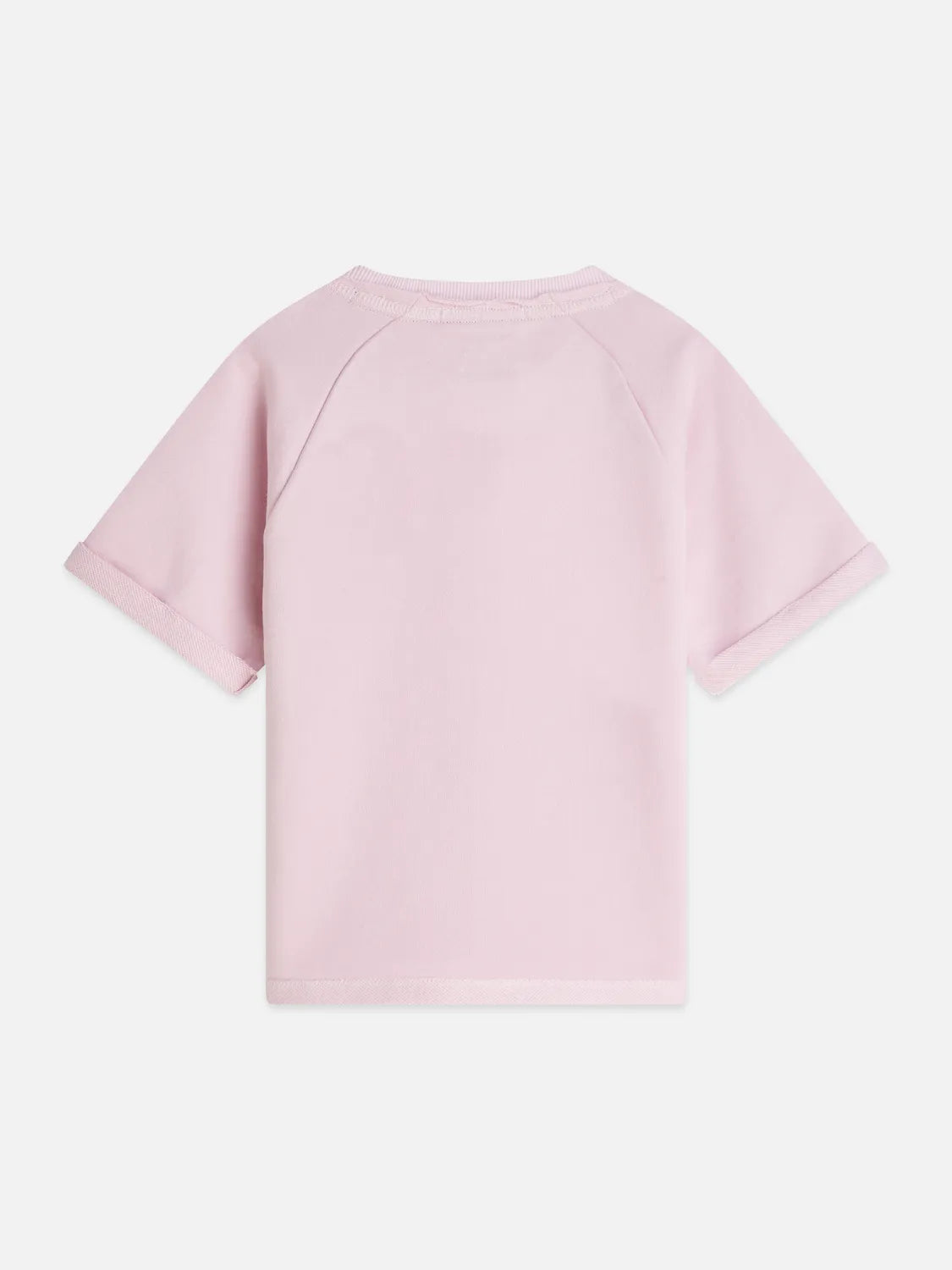 Girls' Front Artwork Short Sleeve Sweatshirt