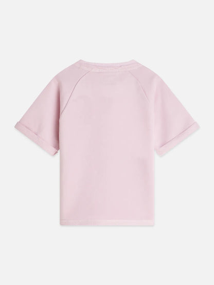 Girls' Front Artwork Short Sleeve Sweatshirt