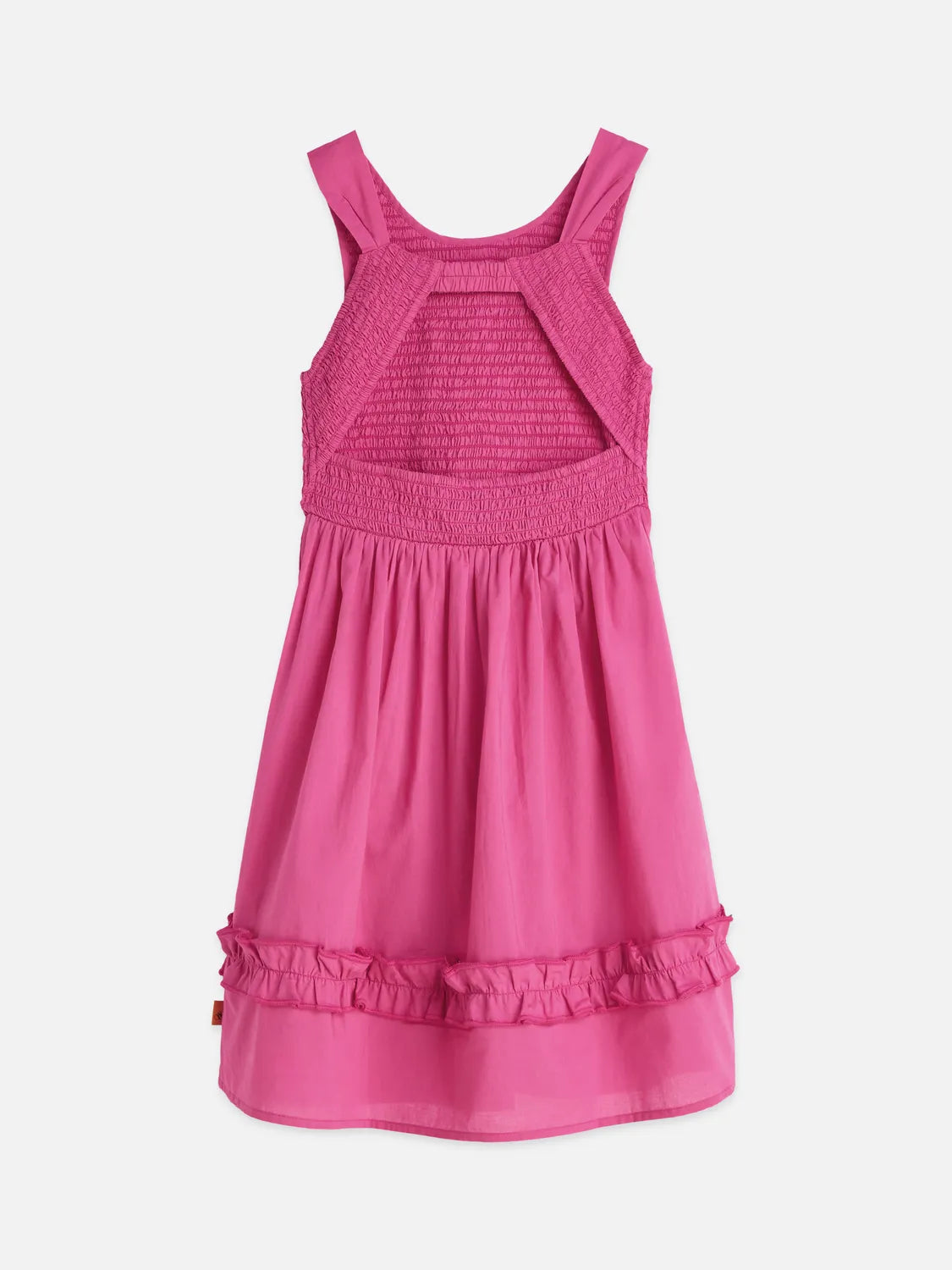 Girls' Smocked Top Cotton Dress