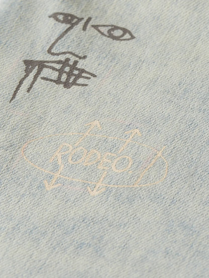 Scotch & Soda x Basquiat Girls' The Deep Loose Jeans