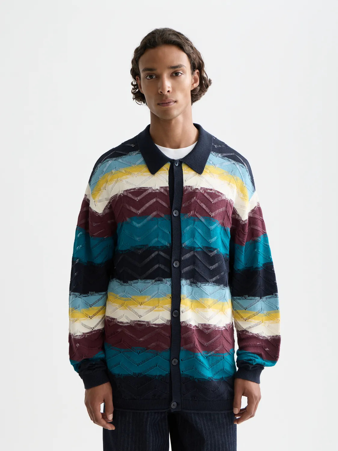 Open Structure Knitted Cardigan