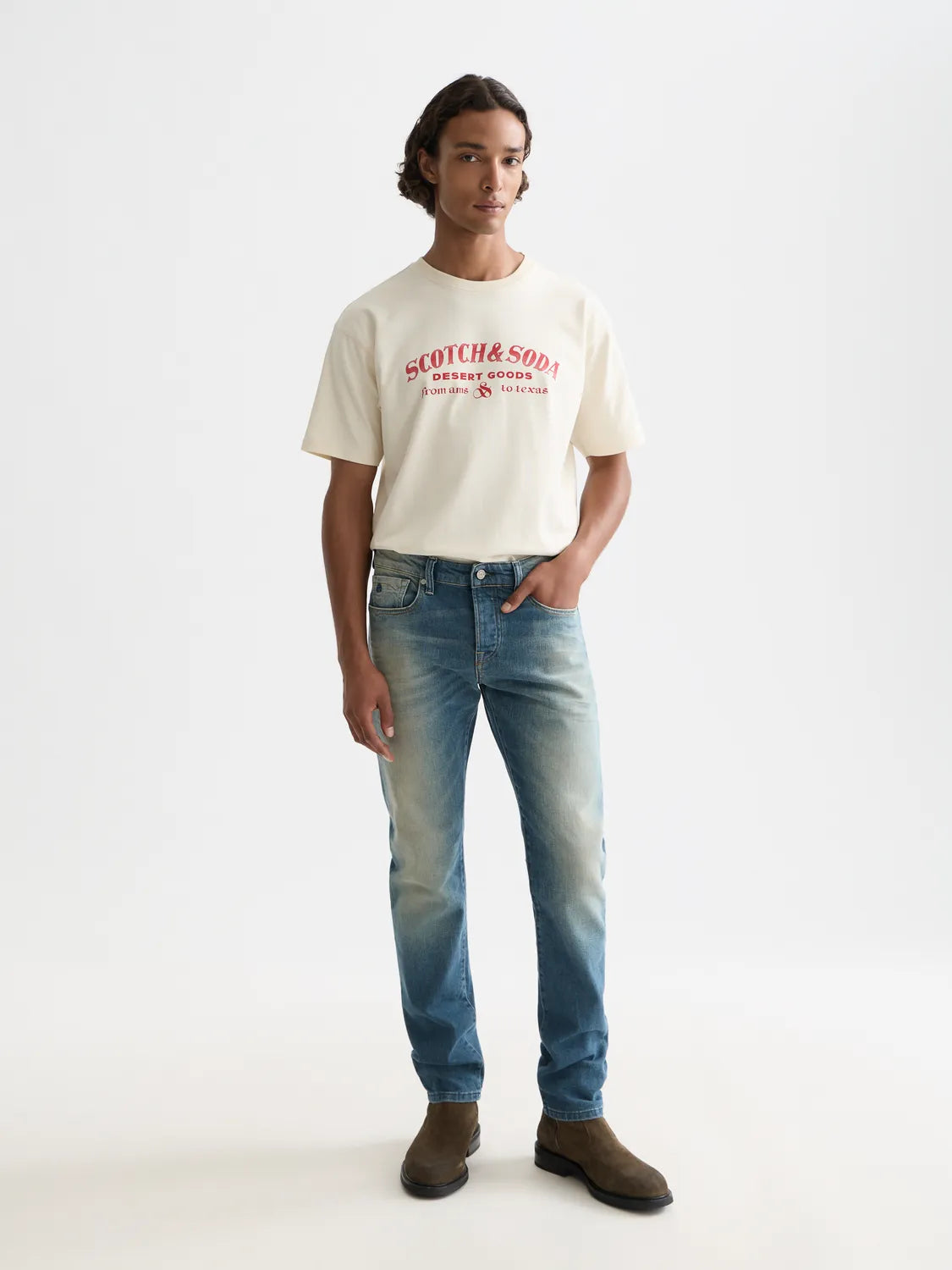 Ralston Regular Slim Jeans – Cactus Blue